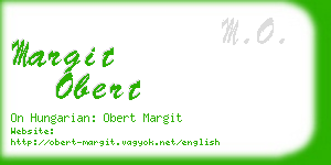 margit obert business card